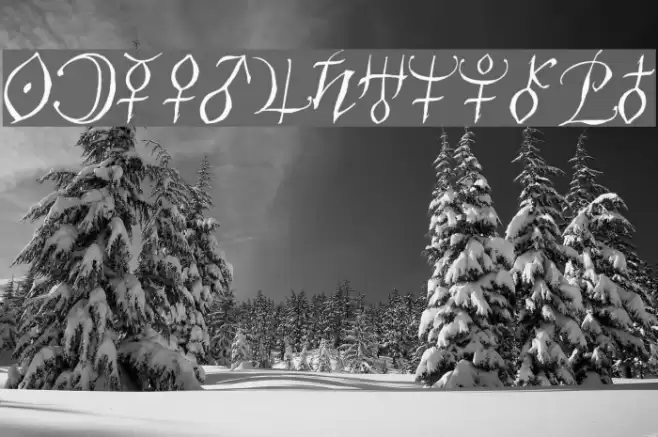 AstroScript Font examples