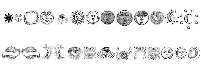 Astrodings Font LOWERCASE