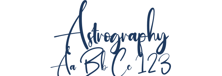 Astrography Font Preview