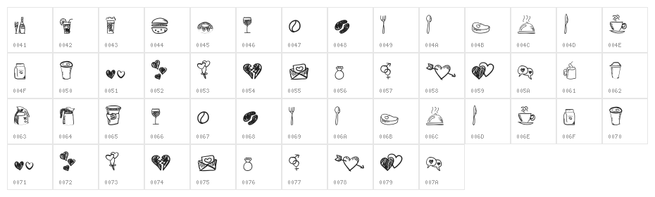 AstrokidsDoodle Character Map