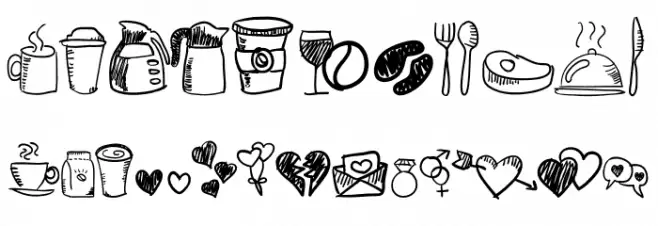 AstrokidsDoodle Caratteri MINUSCOLO