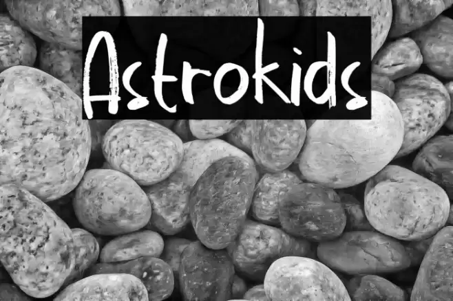 Astrokids Font examples