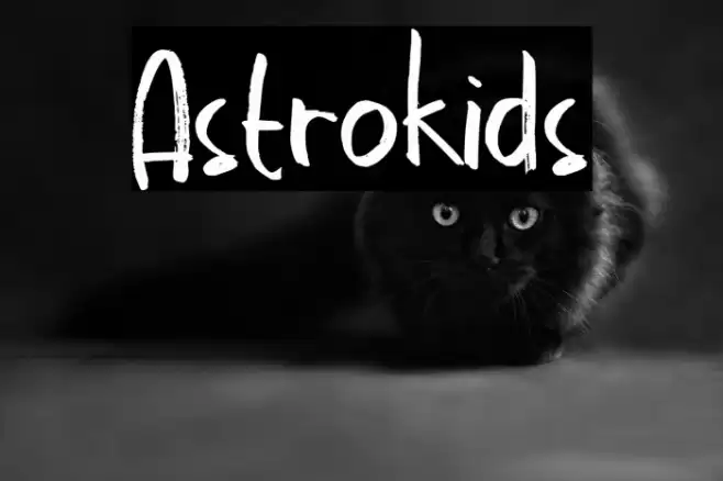 Astrokids Font examples