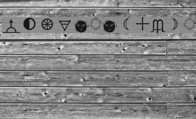 Astrological Font examples