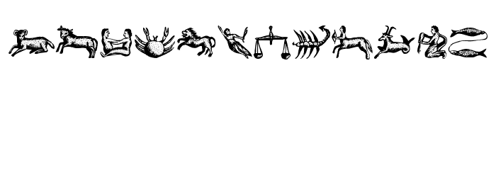 Astrologicus Regular Font OTHER CHARS