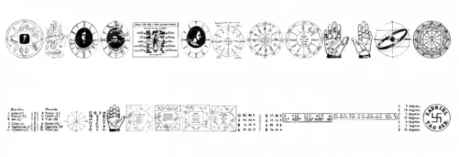 Astrology tfb Font Litere mici