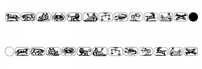 AstrologyBatsOne Caratteri MAIUSCOLE