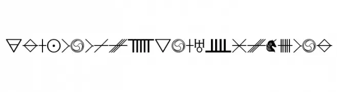 AstrologyCelticSymbols  Скачать бесплатные шрифты