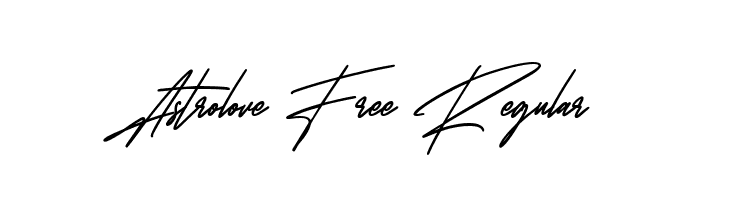 Astrolove Free Regular  免费字体下载