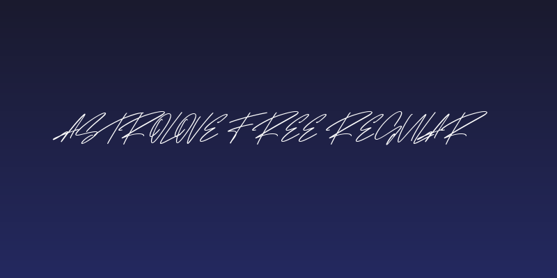 Astrolove Free Regular Social Header