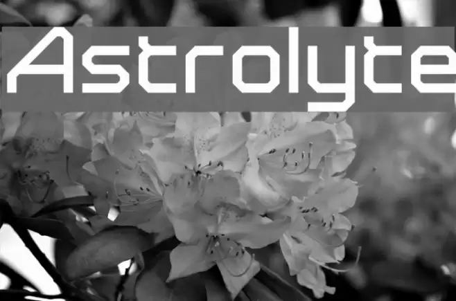Astrolyte Font examples