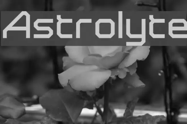 Astrolyte Font examples