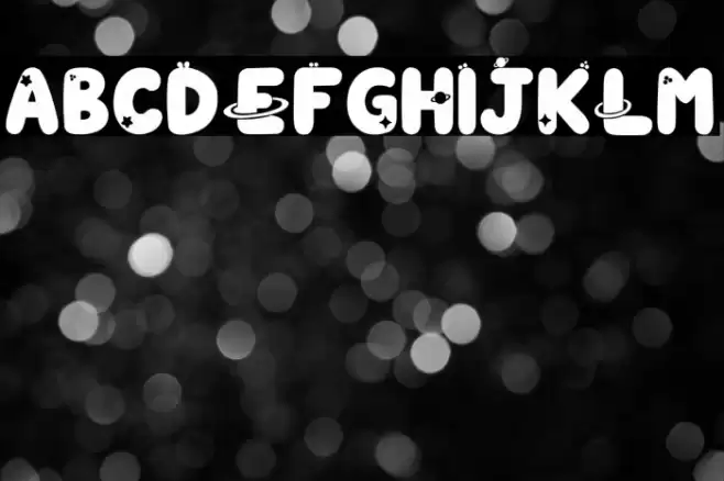 Astromeda PERSONAL USE ONLY! Font examples