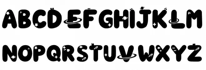 Astromeda PERSONAL USE ONLY! Font LOWERCASE