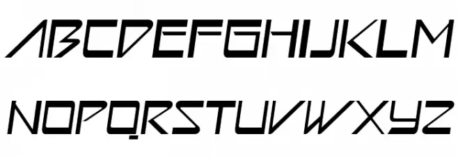 Astron Boy Italic Fuentes MAYÚSCULAS
