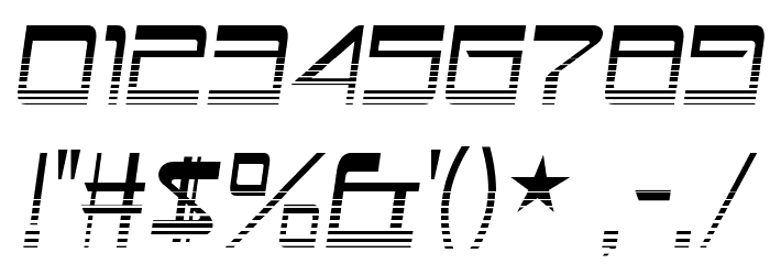 Astron Boy Video Font OTHER CHARS