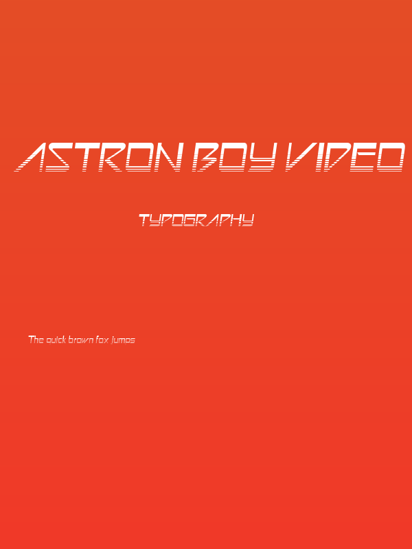 Astron Boy Video Poster