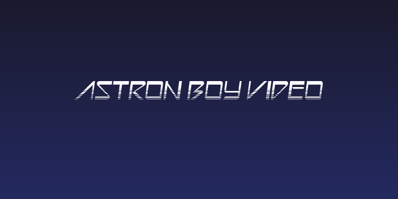 Astron Boy Video Social Header