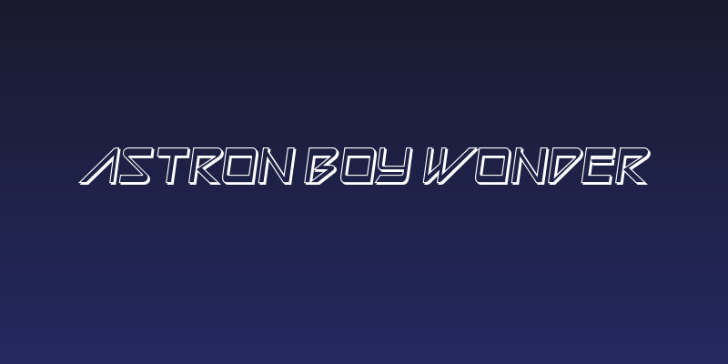 Astron Boy Wonder Social Header