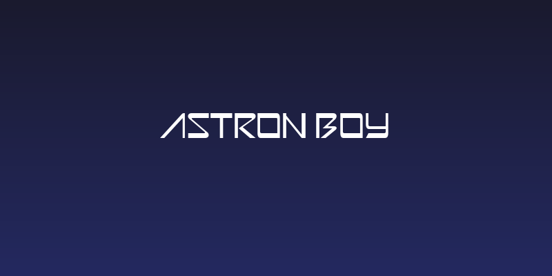 Astron Boy Social Header
