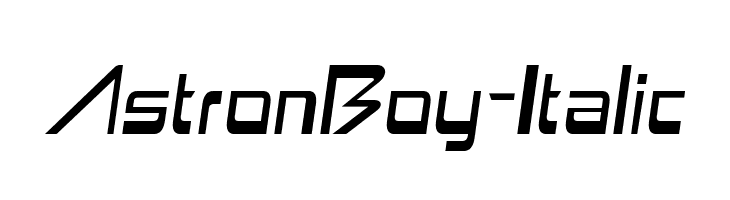 AstronBoy-Italic  font caratteri gratis