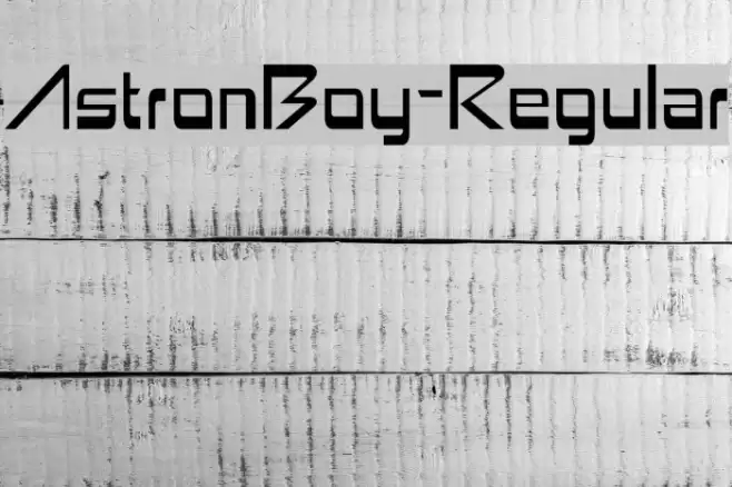 AstronBoy-Regular フォント examples
