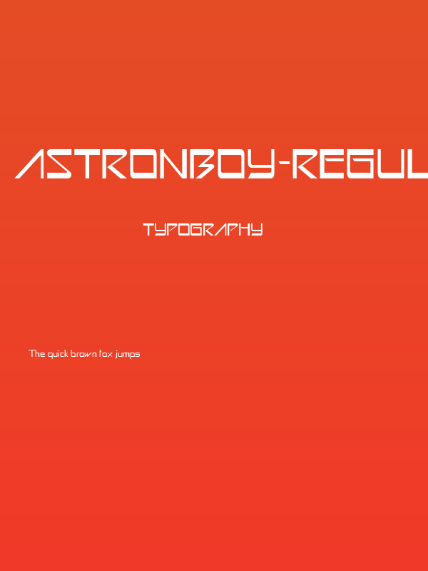 AstronBoy-Regular Poster