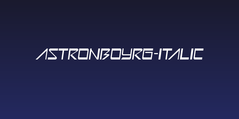 AstronBoyRg-Italic Social Header