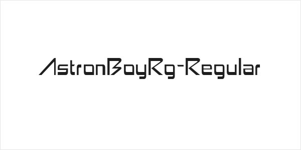 AstronBoyRg-Regular Logo