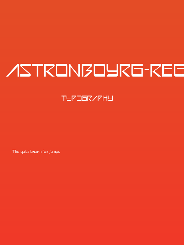 AstronBoyRg-Regular Poster