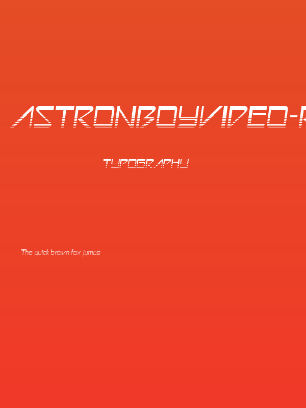 AstronBoyVideo-Regular Poster