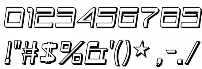 AstronBoyWonder-Regular Font OTHER CHARS