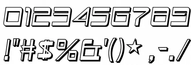 AstronBoyWonder-Regular Font OTHER CHARS