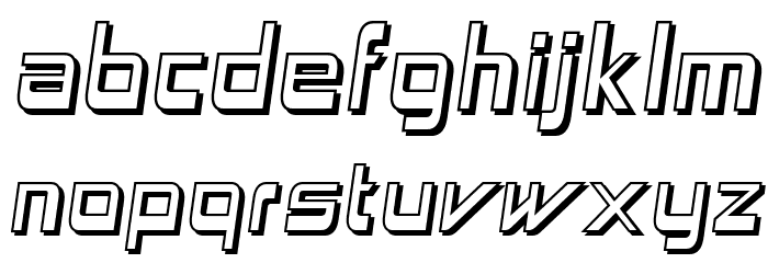 AstronBoyWonder-Regular Font LOWERCASE