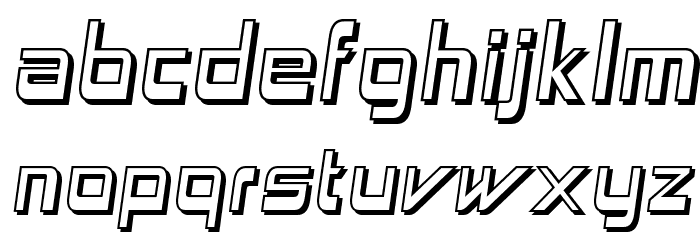 AstronBoyWonder-Regular Font LOWERCASE