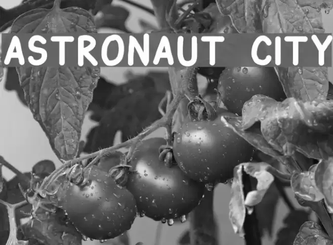 Astronaut City Font examples