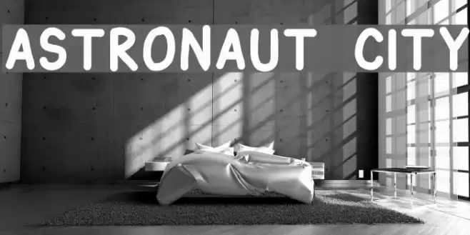 Astronaut City Font examples