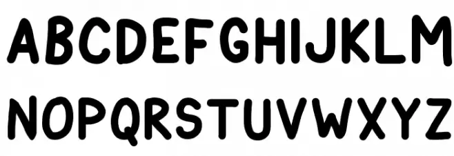 Astronaut City Caratteri MINUSCOLO