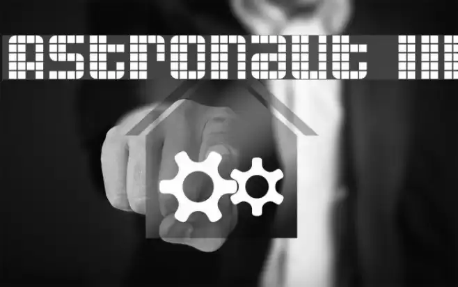 Astronaut III Font examples