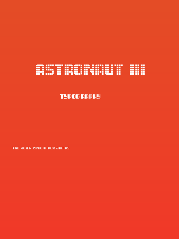 Astronaut III Poster
