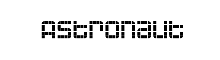 Astronaut Font