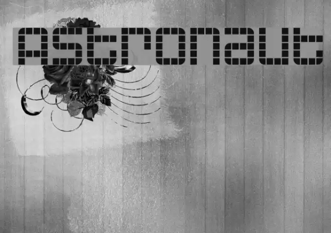 Astronaut Font examples