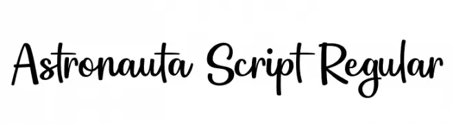 Astronauta Script Regular  Frei Schriftart Herunterladen