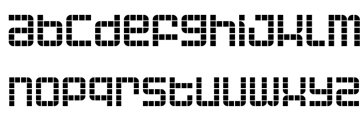 Astronaut Font Litere mici