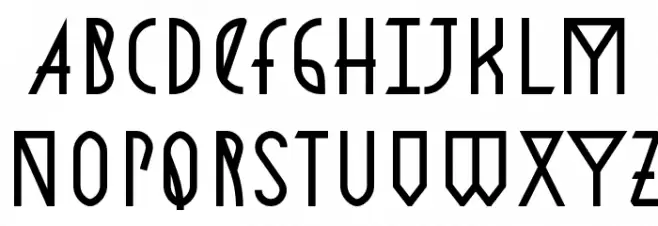 Astronmica Schriftart Groß