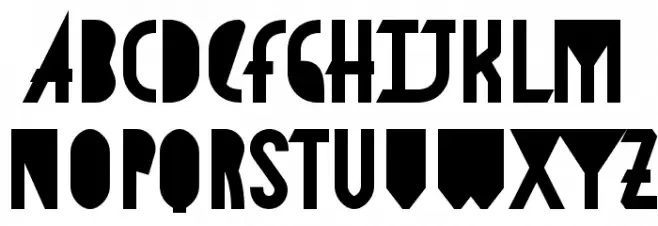 AstronmicaBlack 字体 大写