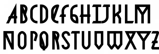 AstronmicaBold Schriftart Groß
