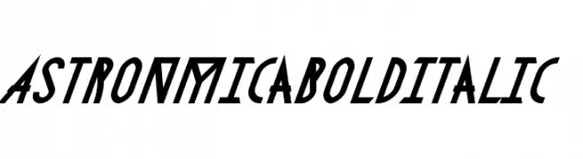 AstronmicaBoldItalic  Descarca Fonturi Gratis