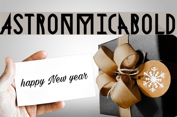 AstronmicaBold Font examples