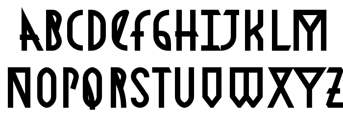AstronmicaBold Font LOWERCASE